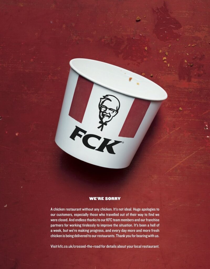 KFC's FCK campaign