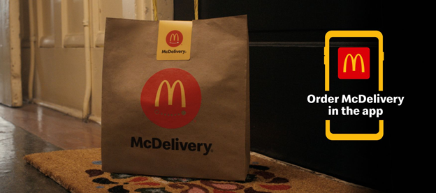 McDonald's geotargeted "McDelivery" campaign
